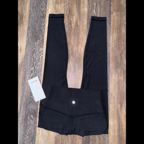 lululemon athletica Pants - Lululemon Align High Rise 28” Black Size 10 NWT